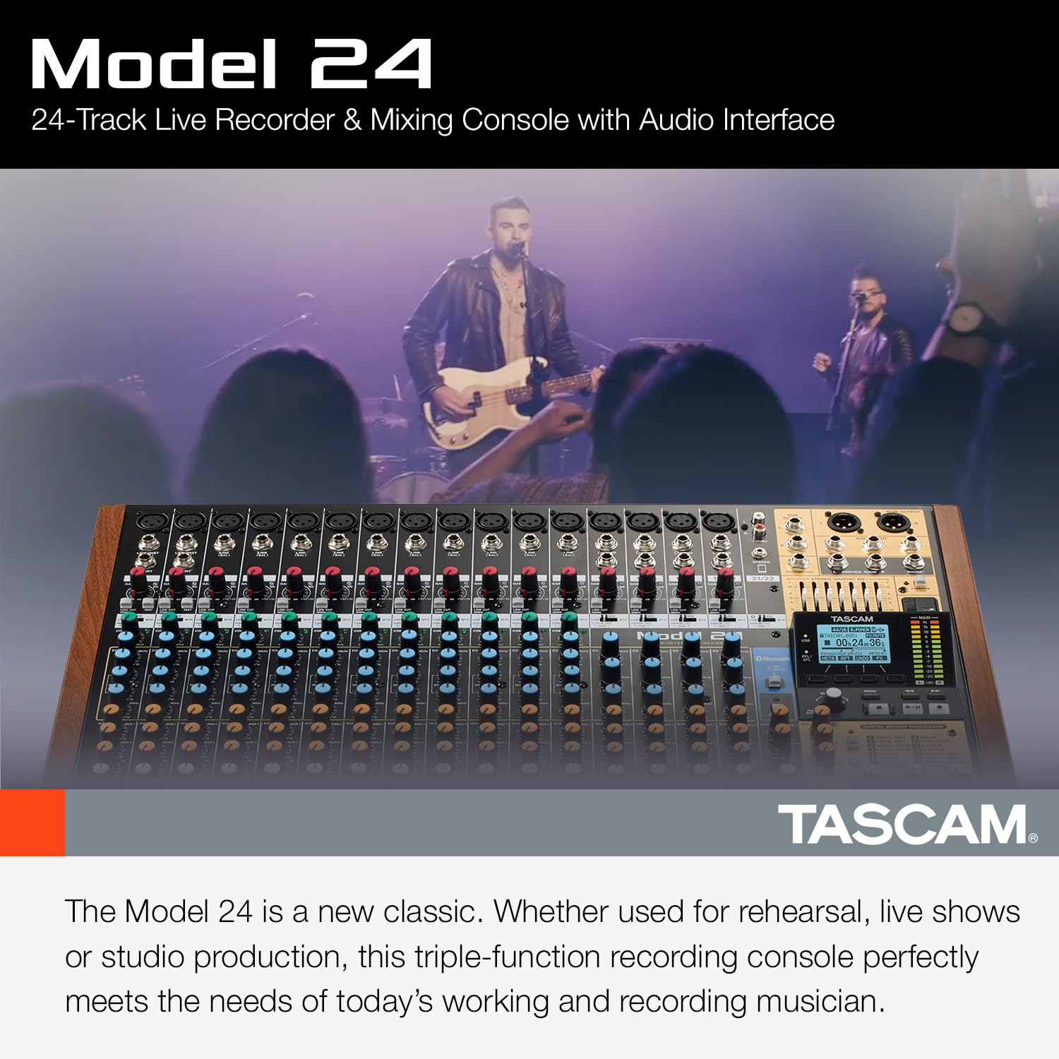 Amazon | Tascam Model 24 マルチトラックライブレコーディング